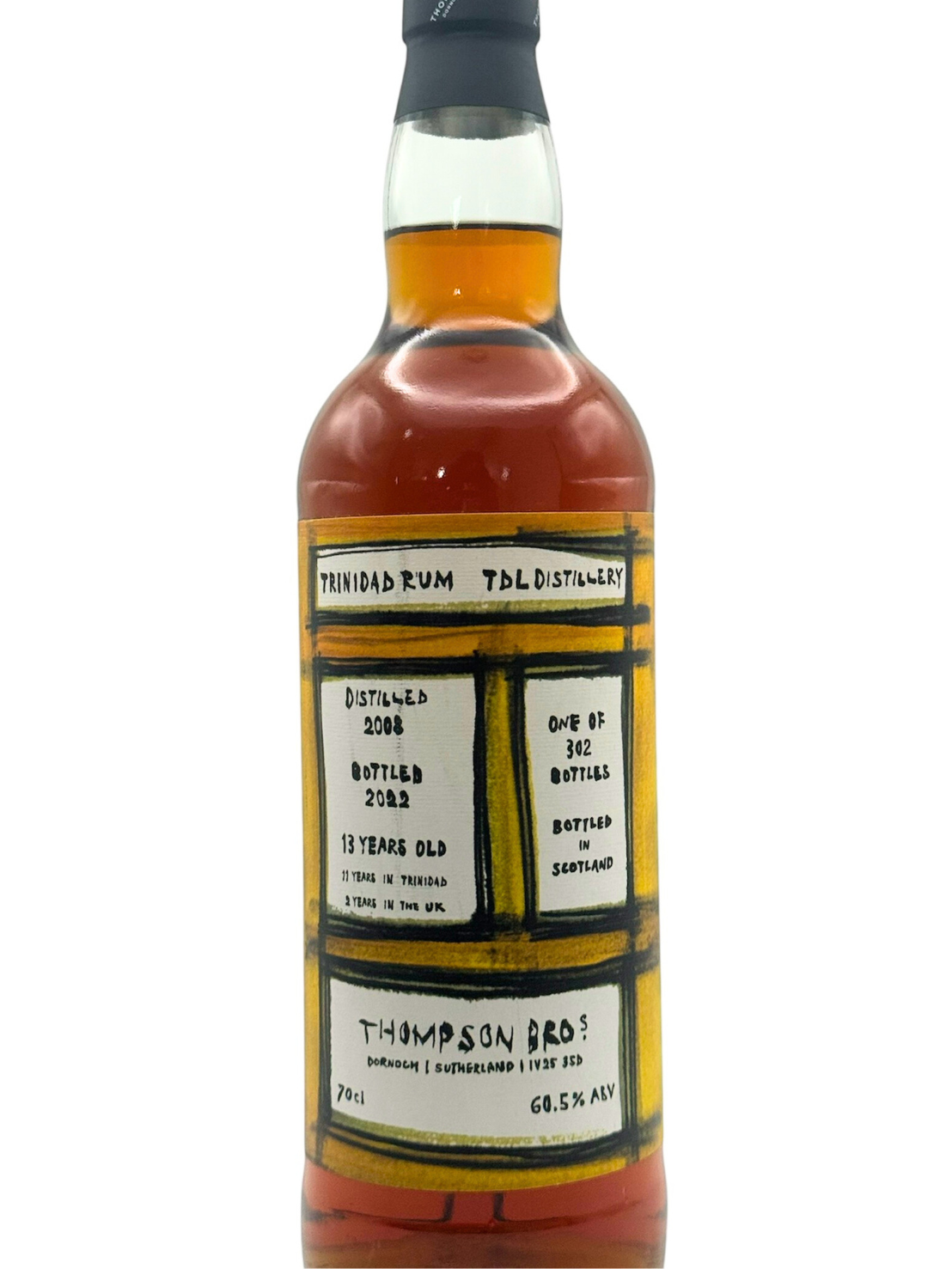 舘河屋酒店 / トンプソンブラザーズ トリニダード ラム TDL 13年 2008