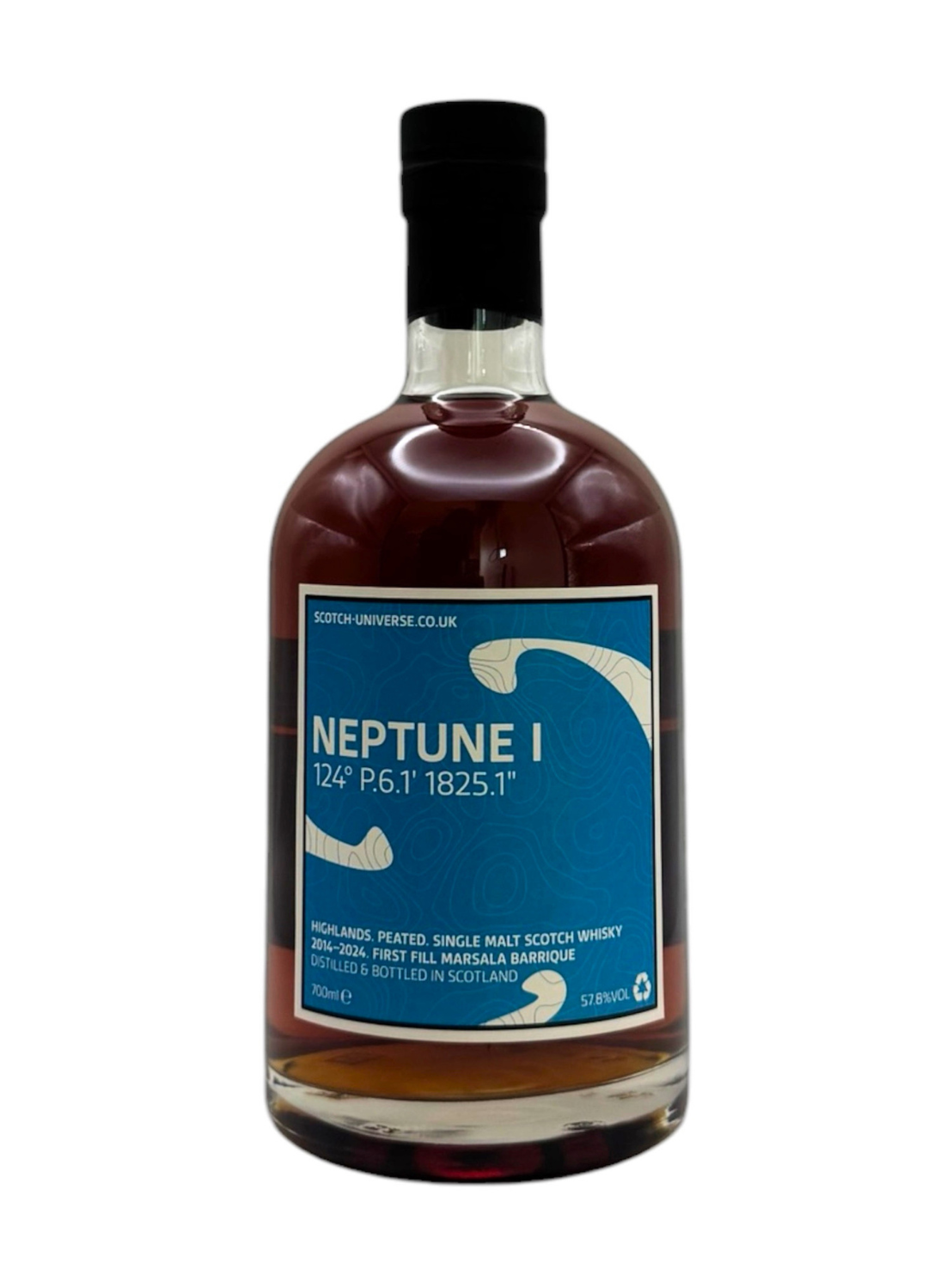 〔2025年5月発売〕スコッチユニバース ネプチューン Ⅰ 2014 124° P.6.1' 1825.1" NEPTUNE 700ml 57.8%