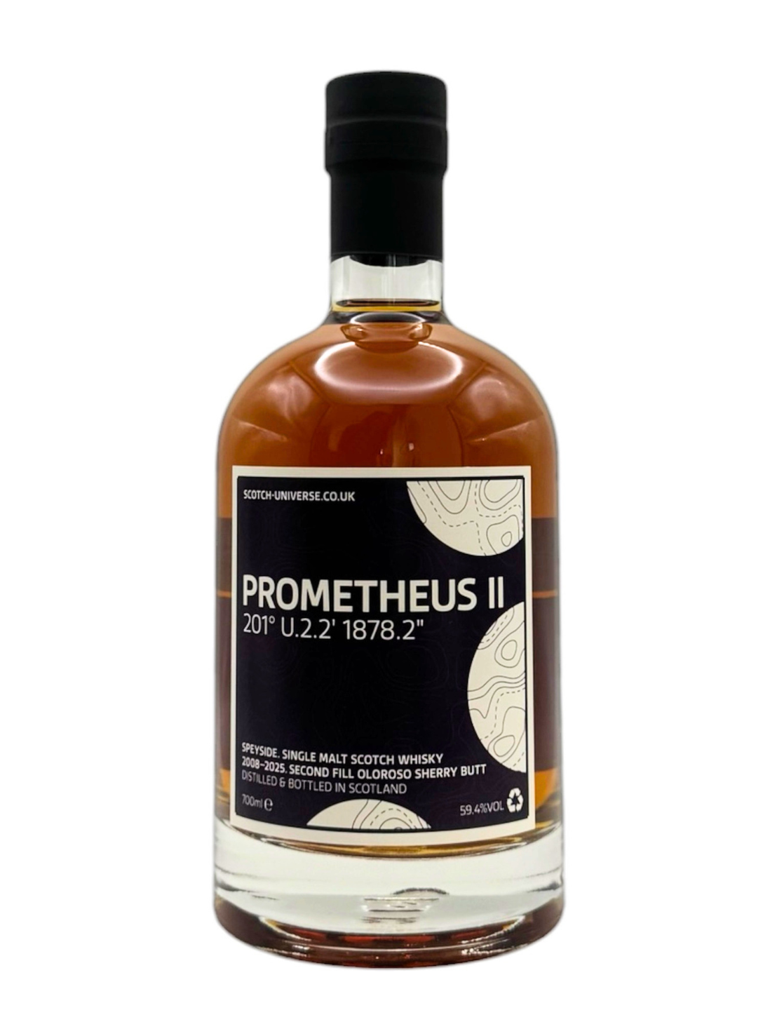 スコッチユニバース プロメテウス Ⅱ 2008 201° U.2.2' 1878.2" PROMETHEUS 700ml 59.4%