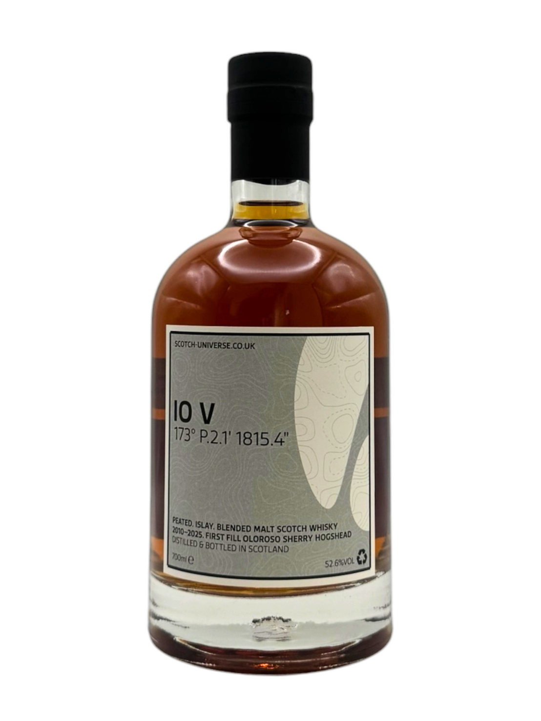 スコッチユニバース イオ Ⅴ 2010 173° P.2.1' 1815.4" IO 700ml 52.6%