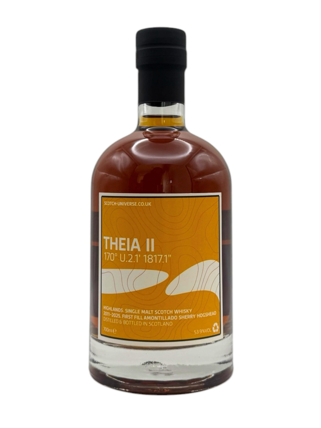 スコッチユニバース テイア Ⅱ 2010 170° U.2.1' 1817.1" THEIA 700ml 53.9%