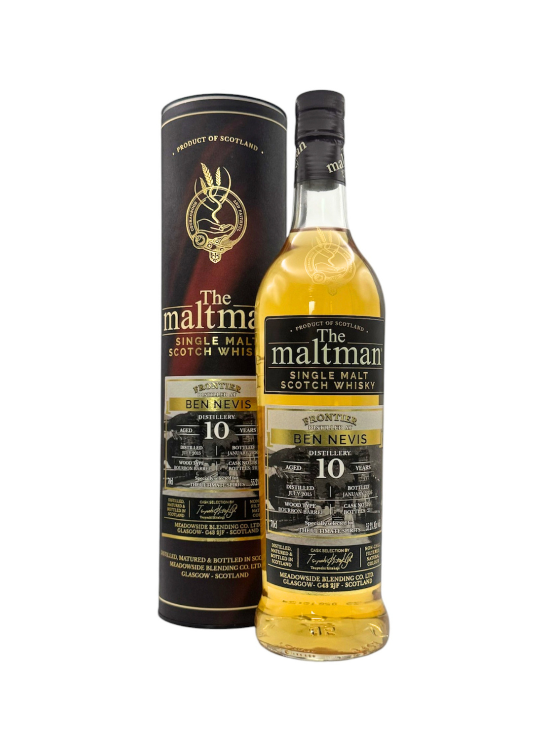 モルトマン フロンティア ベンネヴィス 2015 10年 1stフィルバーボンバレル 700ml 55.2%